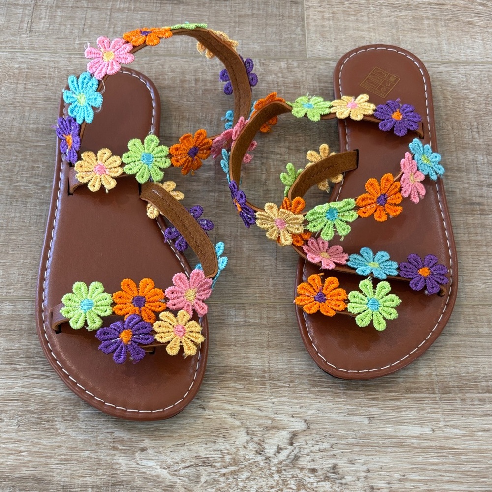 Colorful Floral Women’s Sandals